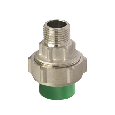 PPR Union with Brass Male Threads